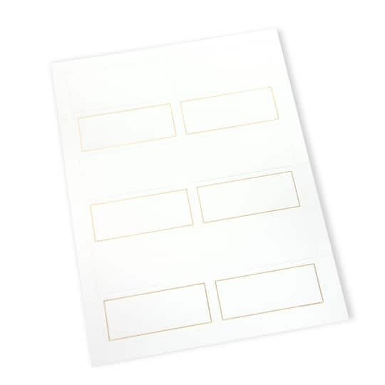 Gold Border Place Cards by Recollections™, 48ct. | Michaels Gold Border Place Cards by Recollections™, 48ct. | Michaels
